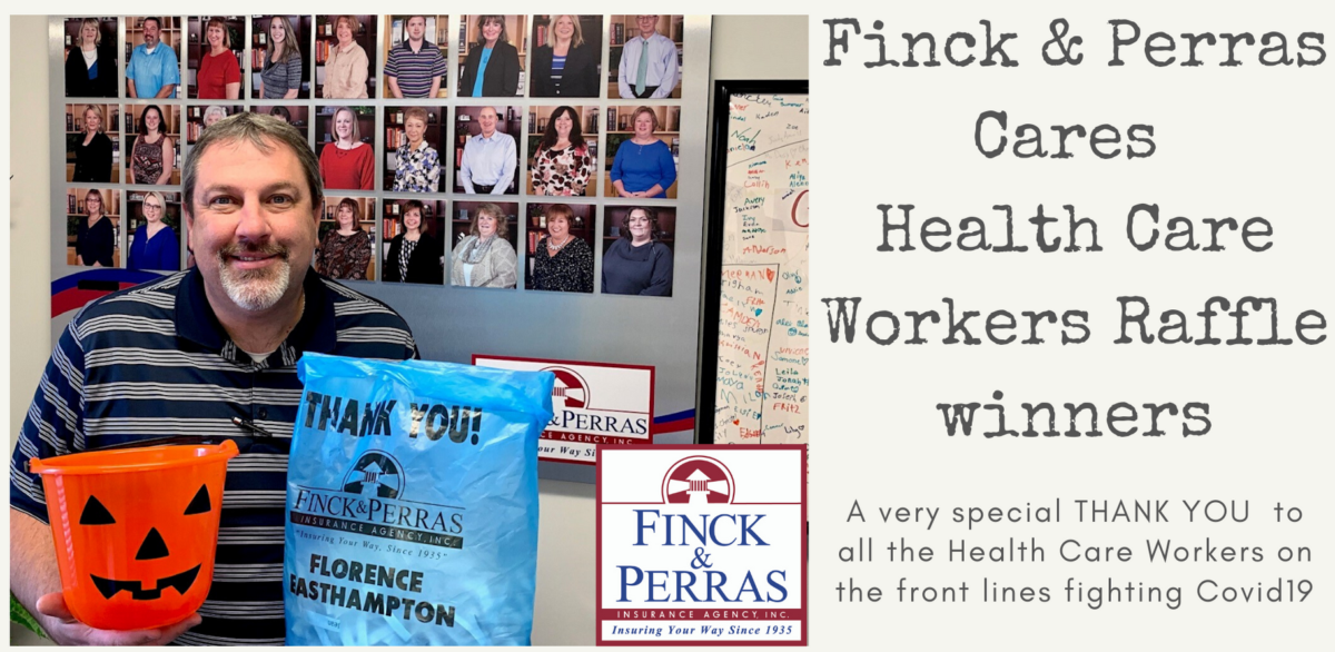 Finck & Perras Cares – Health Care Workers are Raffle WINNERS!