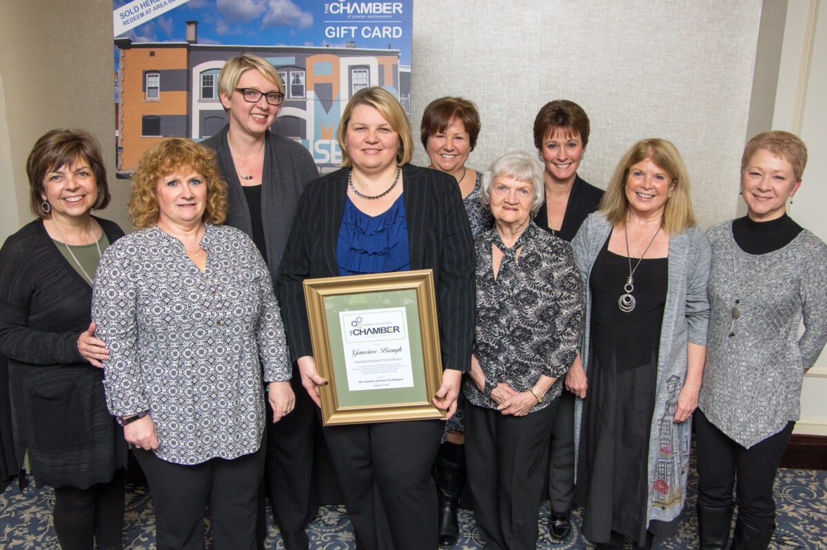 Gen Brough Awarded 2016 Business Person of the Year by Greater Easthampton Chamber of Commerce